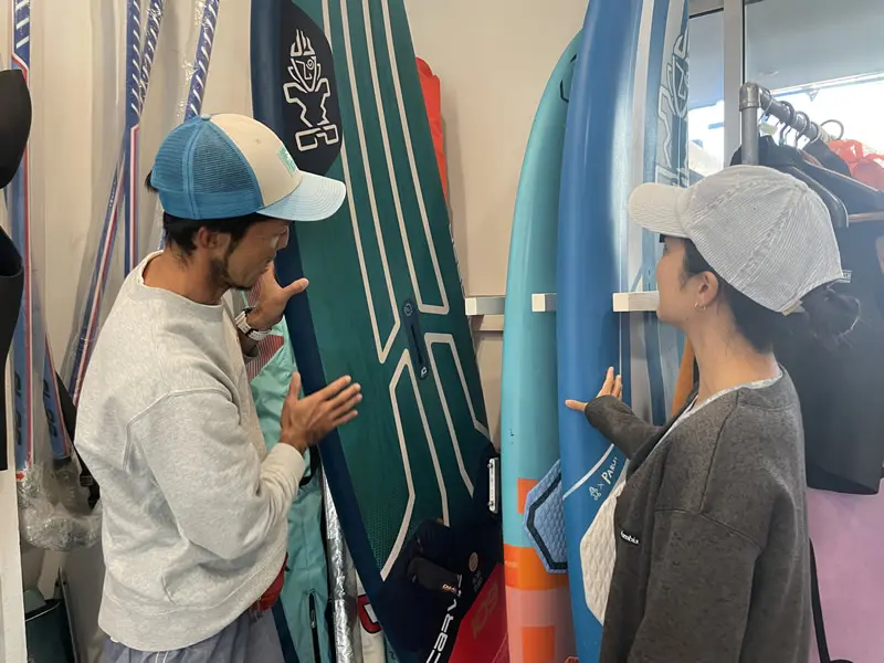 ウインドサーフィンの道具アドバイス