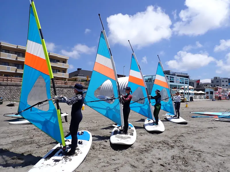 スクールに適したこだわりのセイル