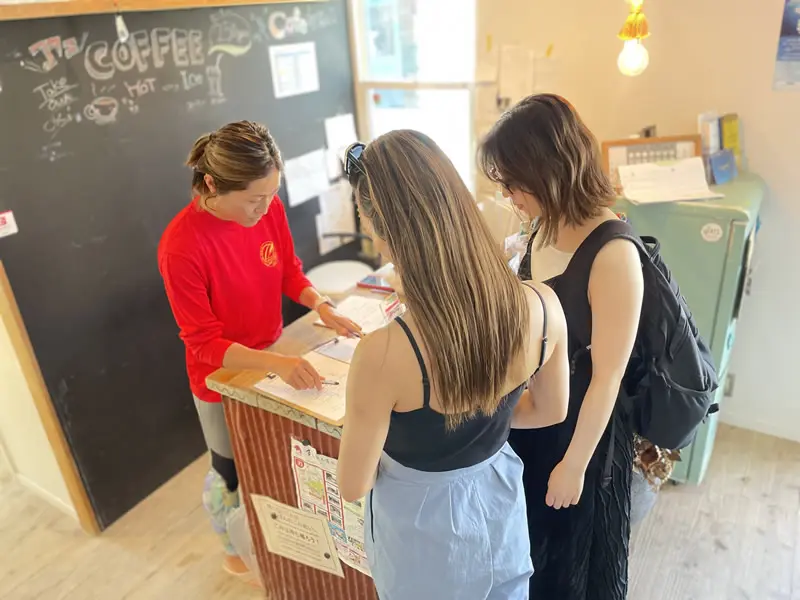 サップ（SUP）スクール受付