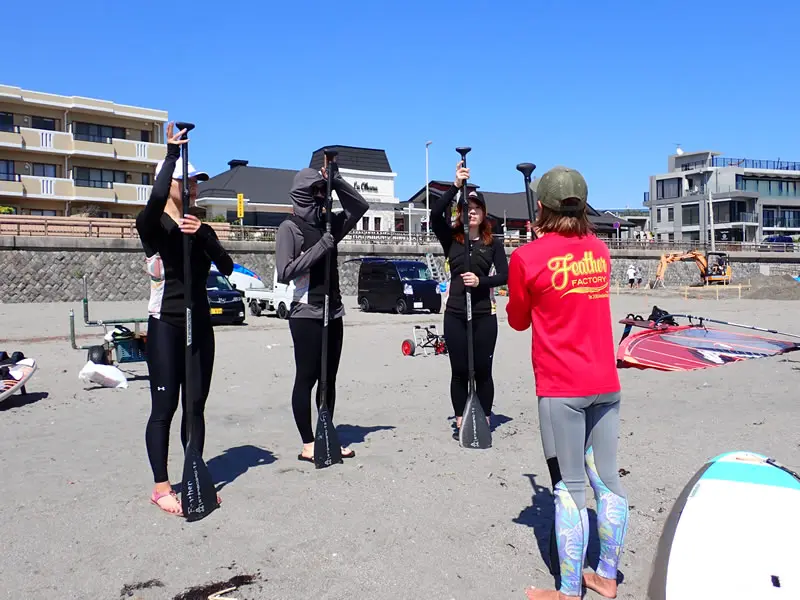 サップ（SUP）陸上トレーニング