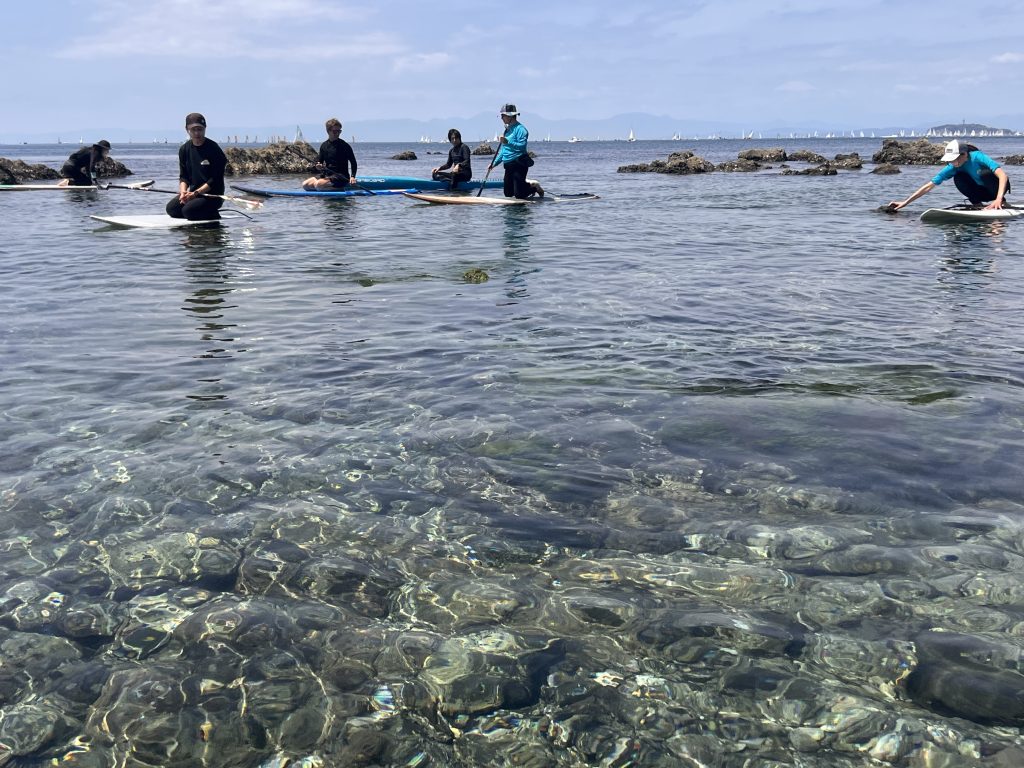 透明度の葉山の海サップ
