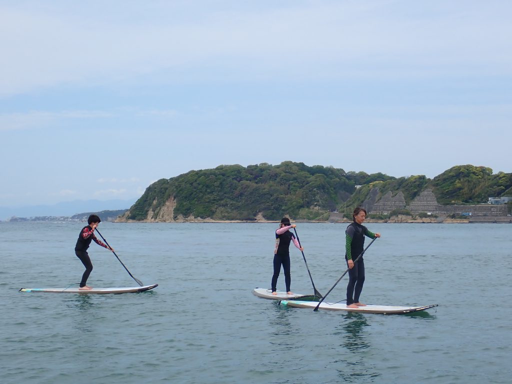 サップデビュー逗子海岸