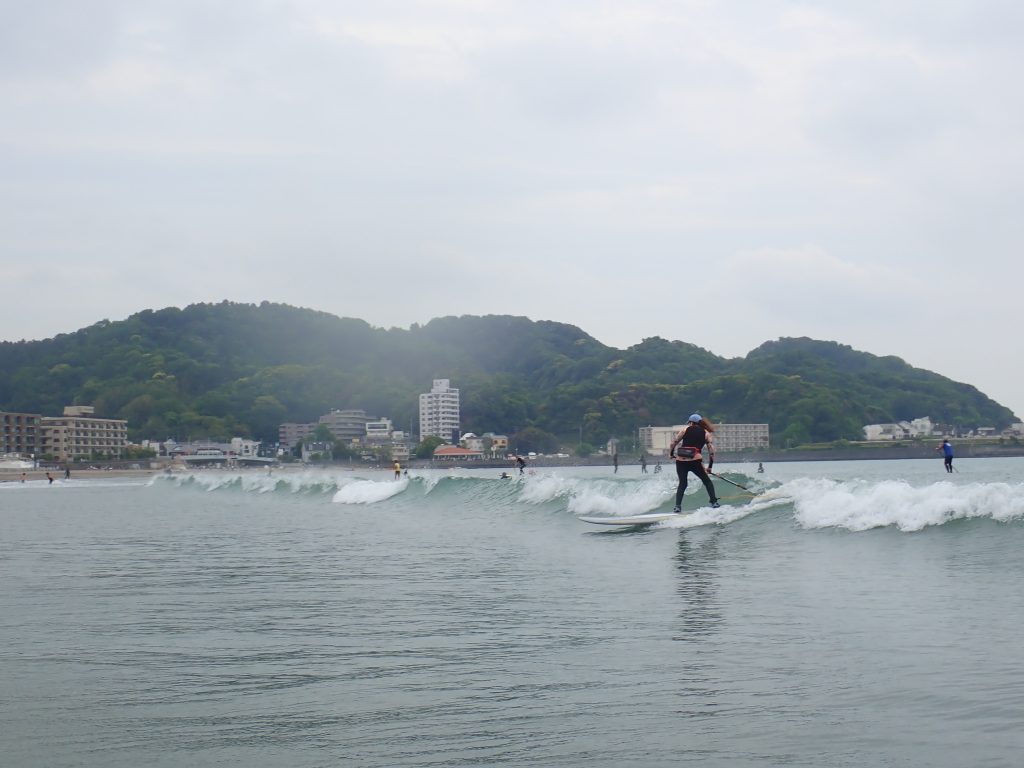 逗子でサップサーフィン