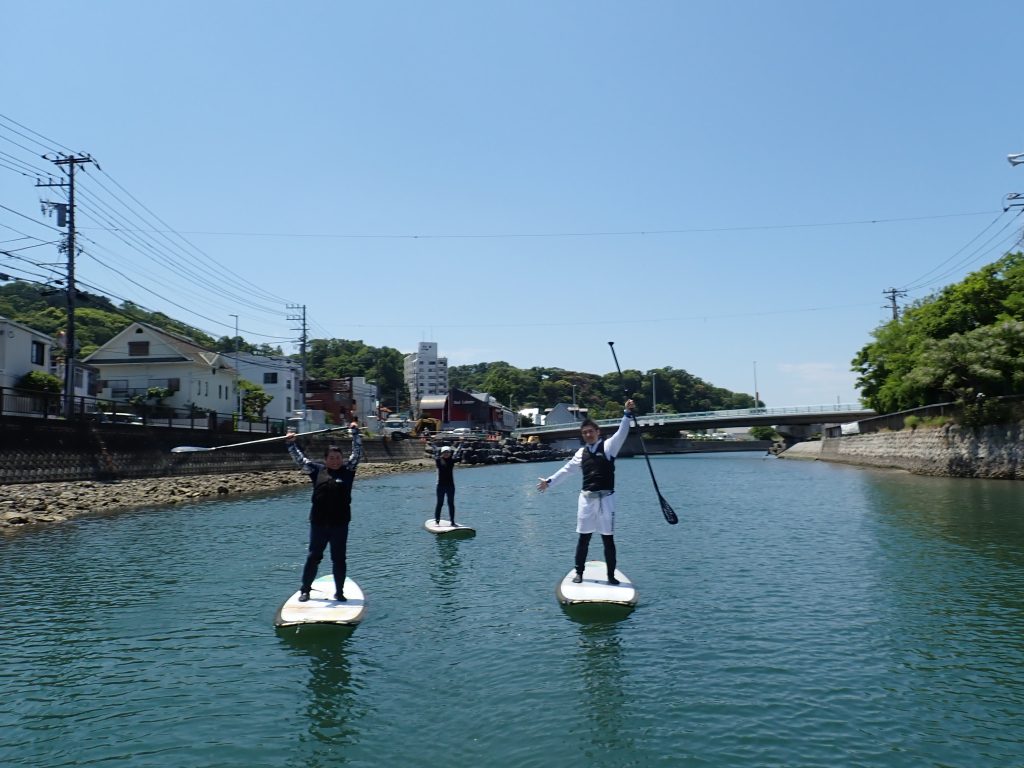逗子サップ、川、河