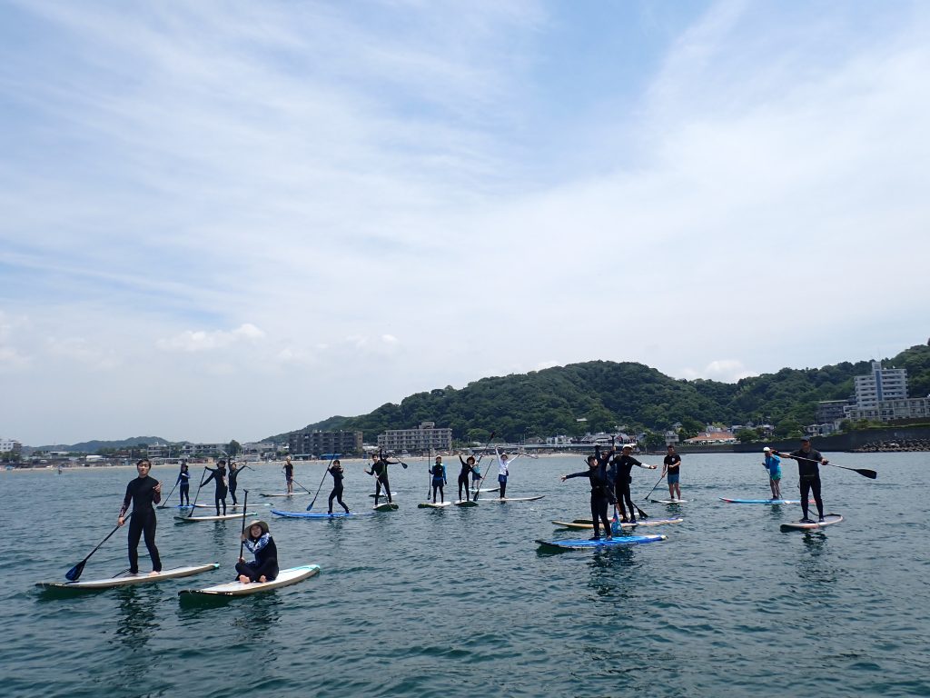 逗子海岸　サップスクール