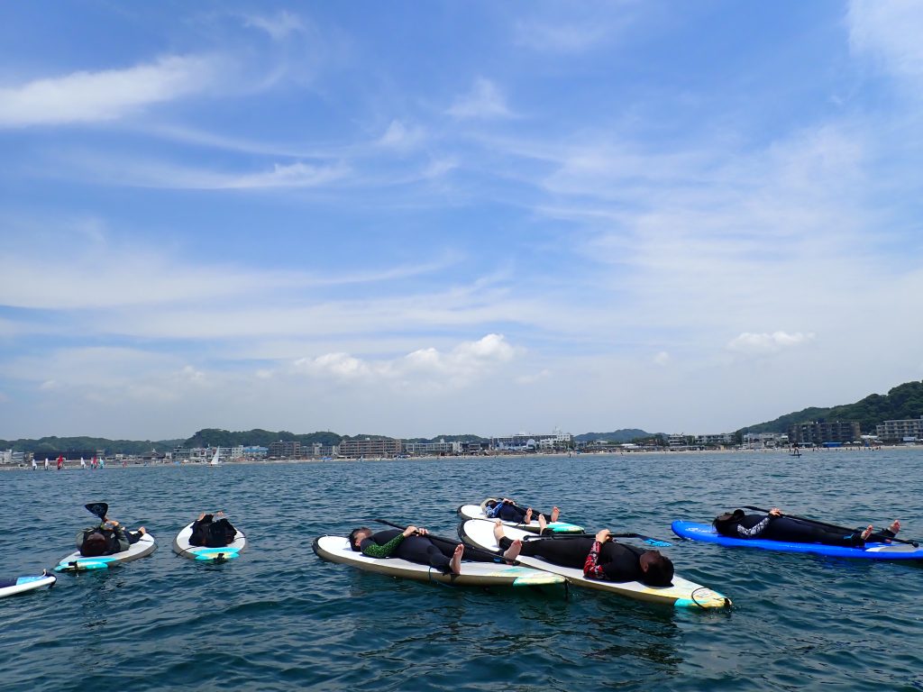 逗子海岸　サップスクール