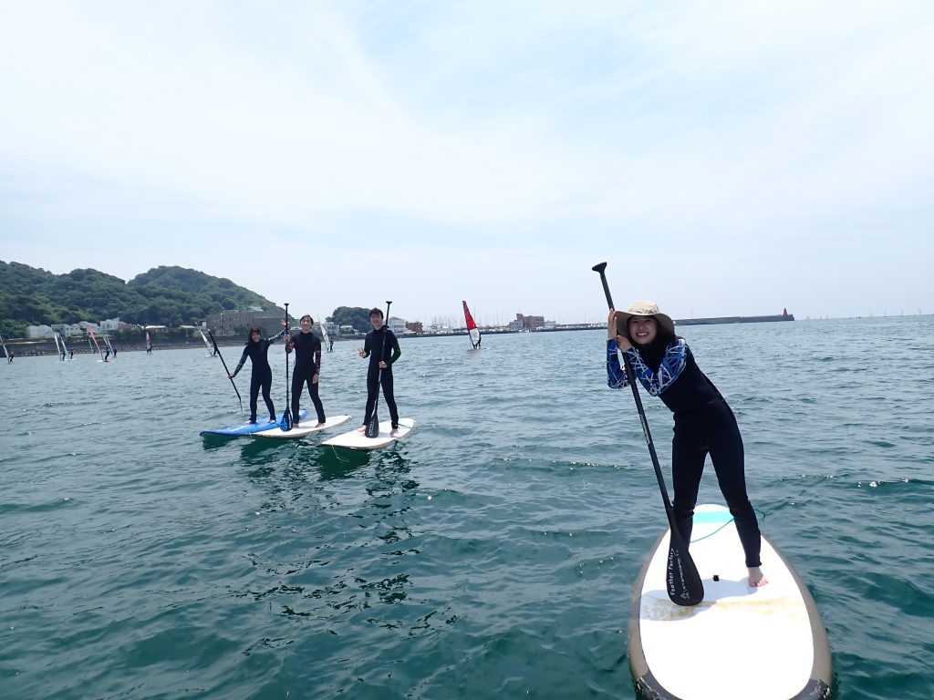 逗子海岸　サップスクール
