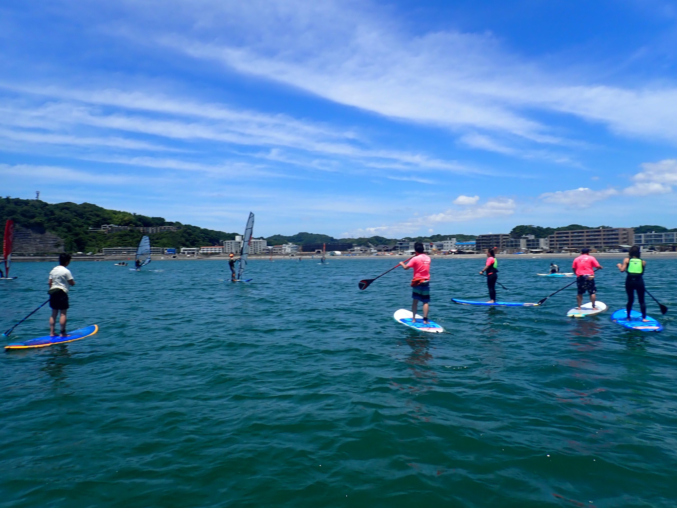 逗子海岸　サップスクール
