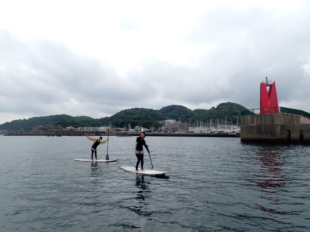 逗子海岸 サップ体験