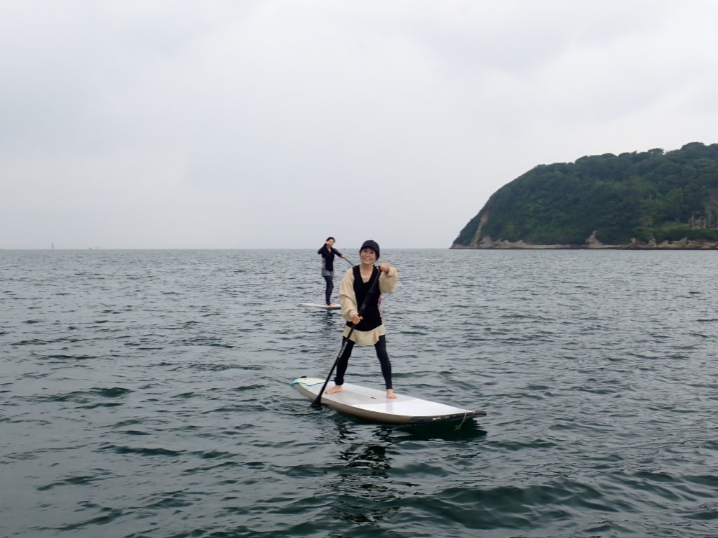 逗子海岸 サップ体験