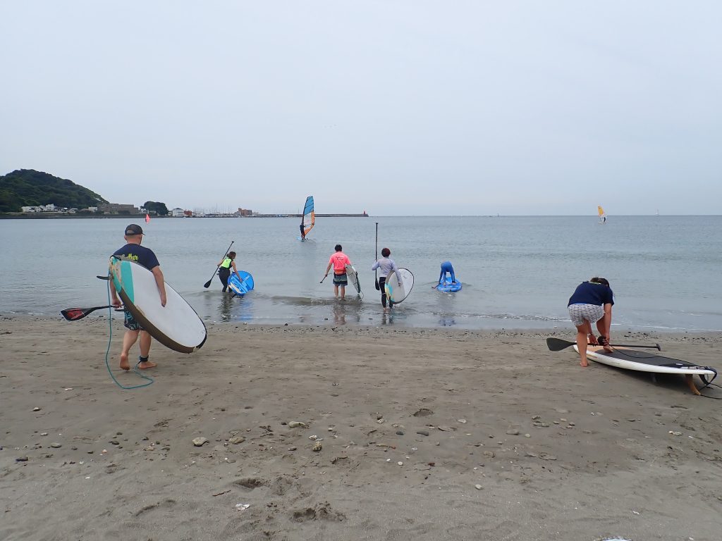 逗子海岸 サップスクール