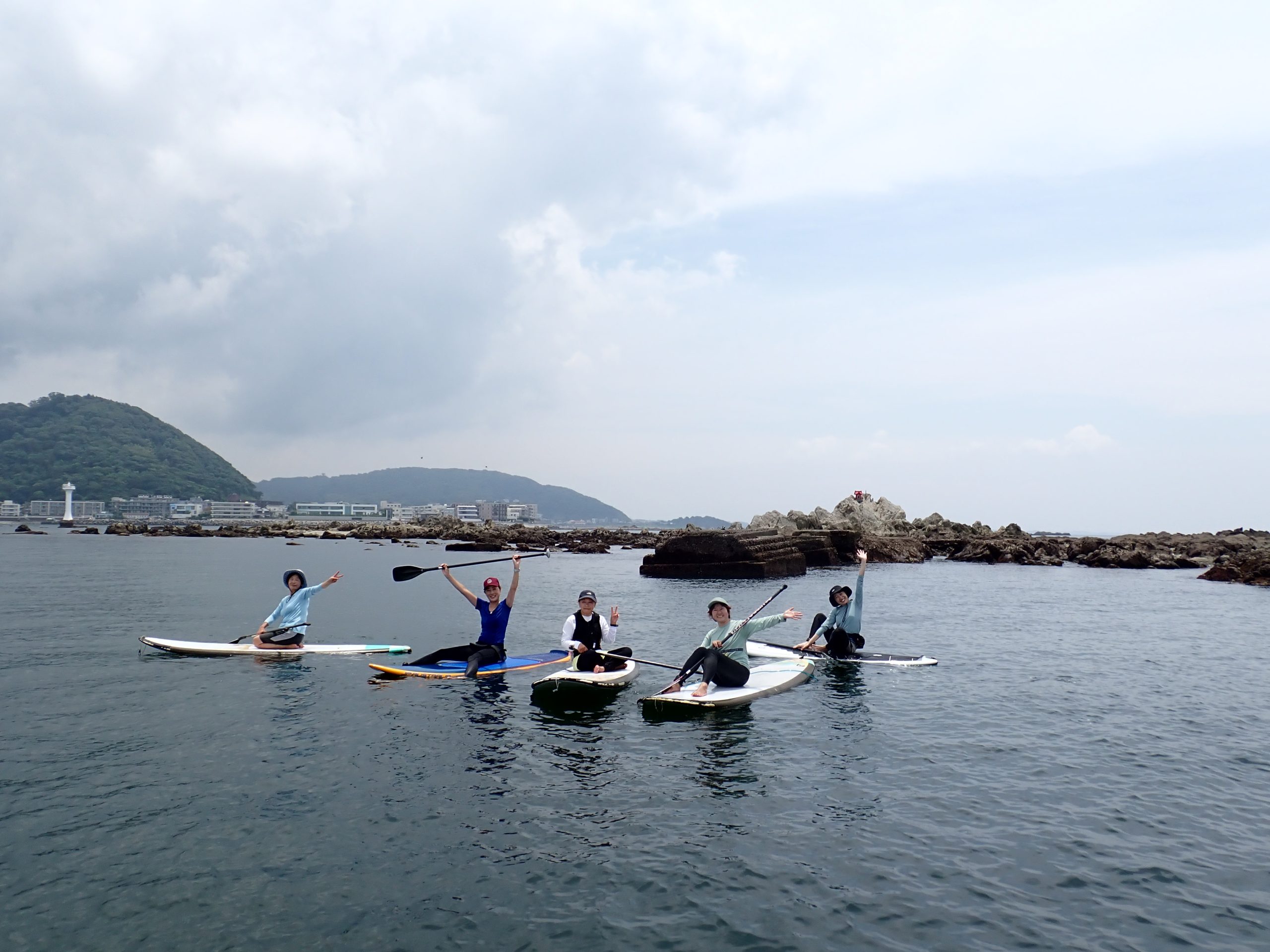 逗子海岸　サップ