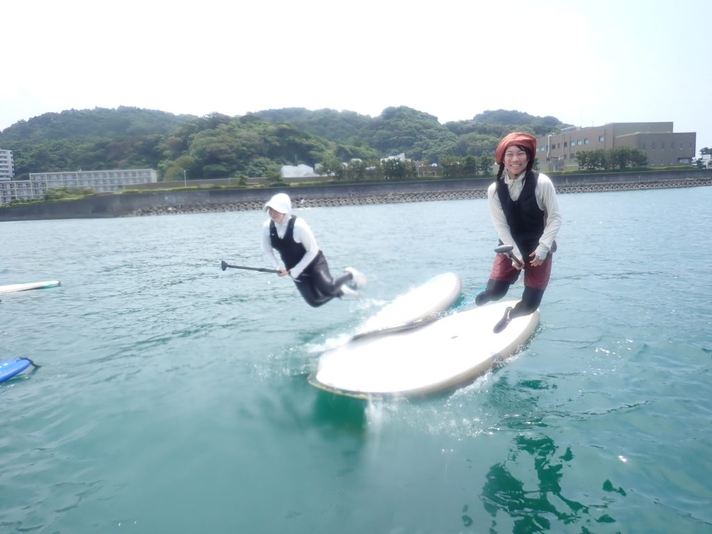 逗子海岸　サップ体験