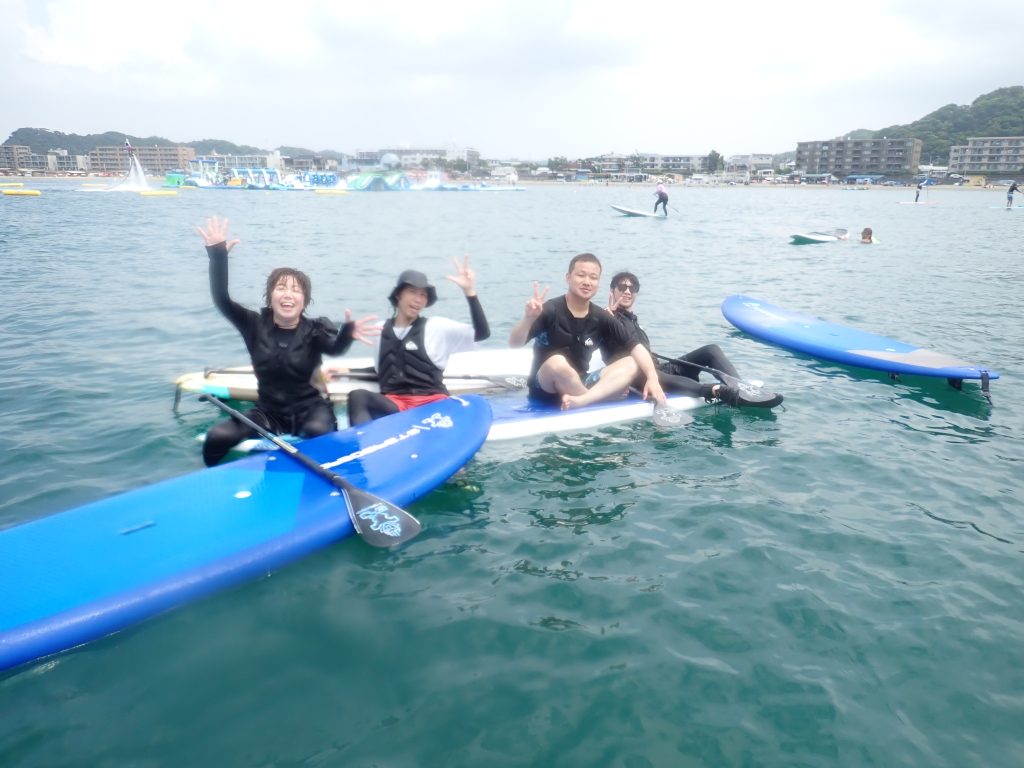 逗子海岸　サップ体験