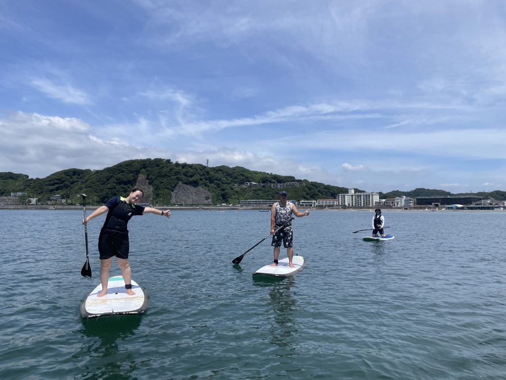 逗子海岸　サップスクール