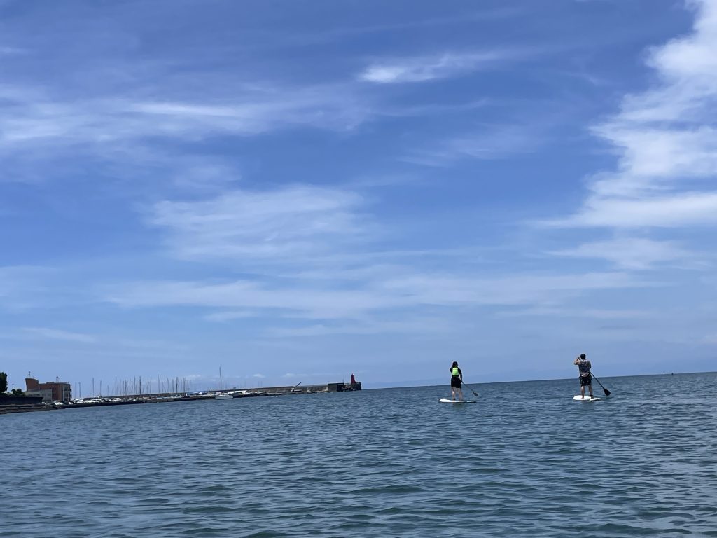 逗子海岸　サップスクール