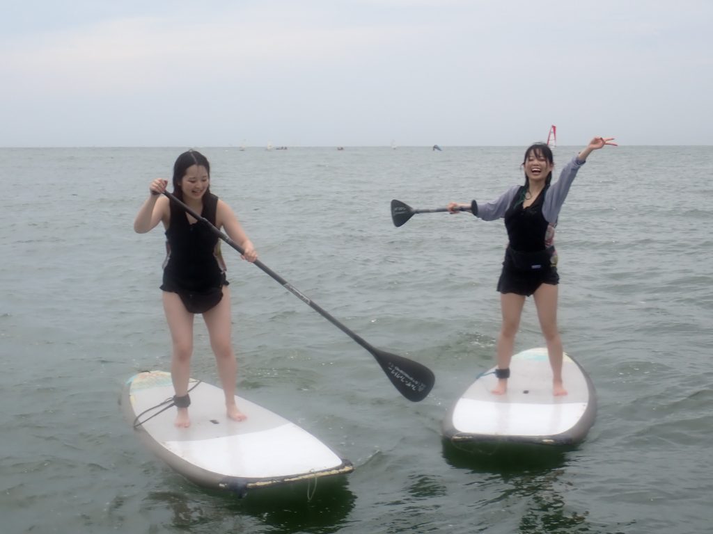 夏はサップ体験