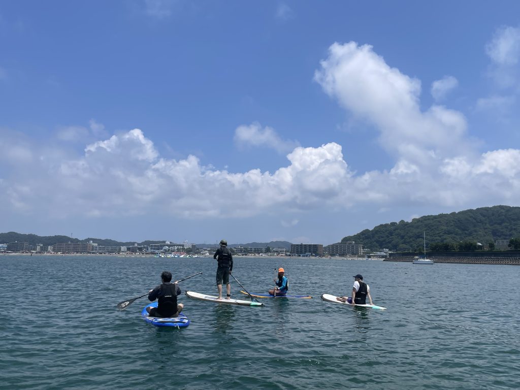 逗子海岸 サップ体験