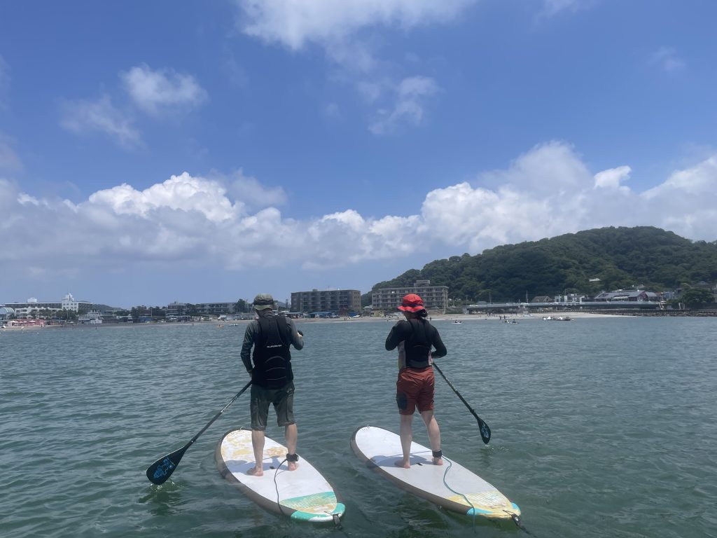 逗子海岸 サップ体験