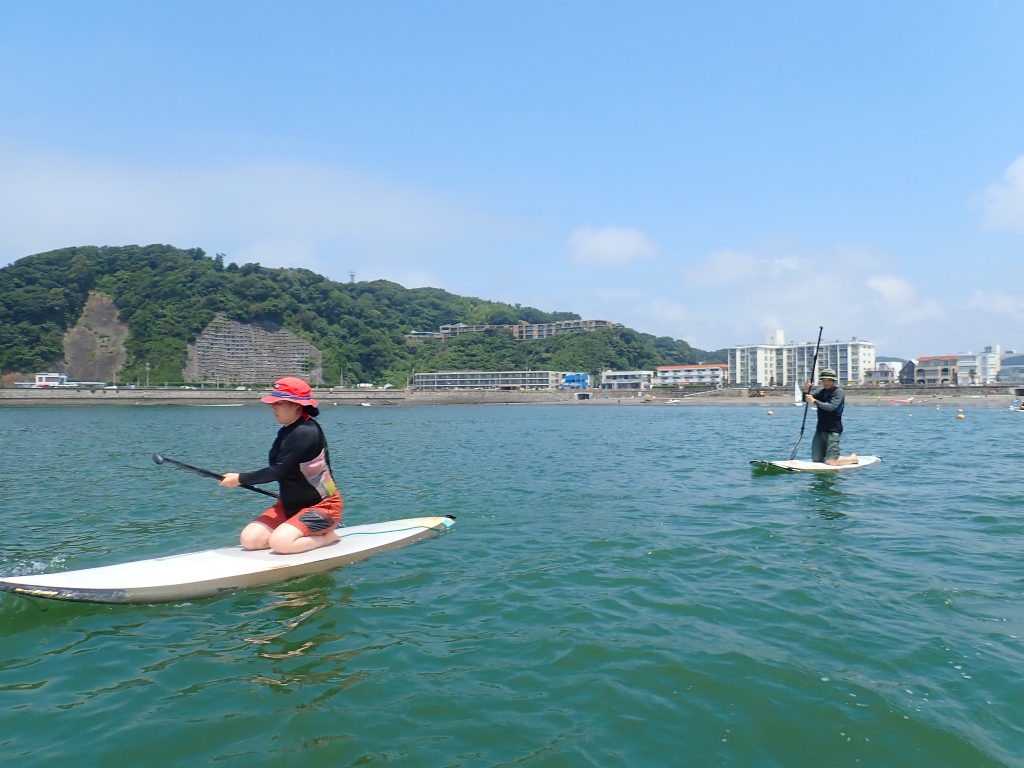 逗子海岸 サップ体験