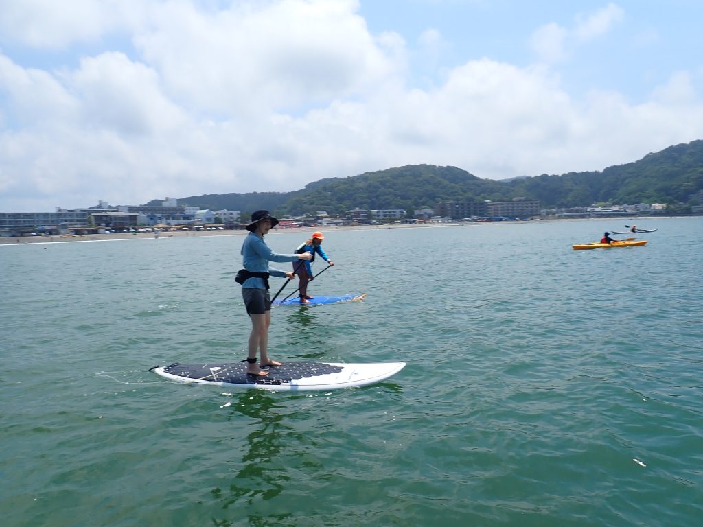 逗子海岸 サップ体験