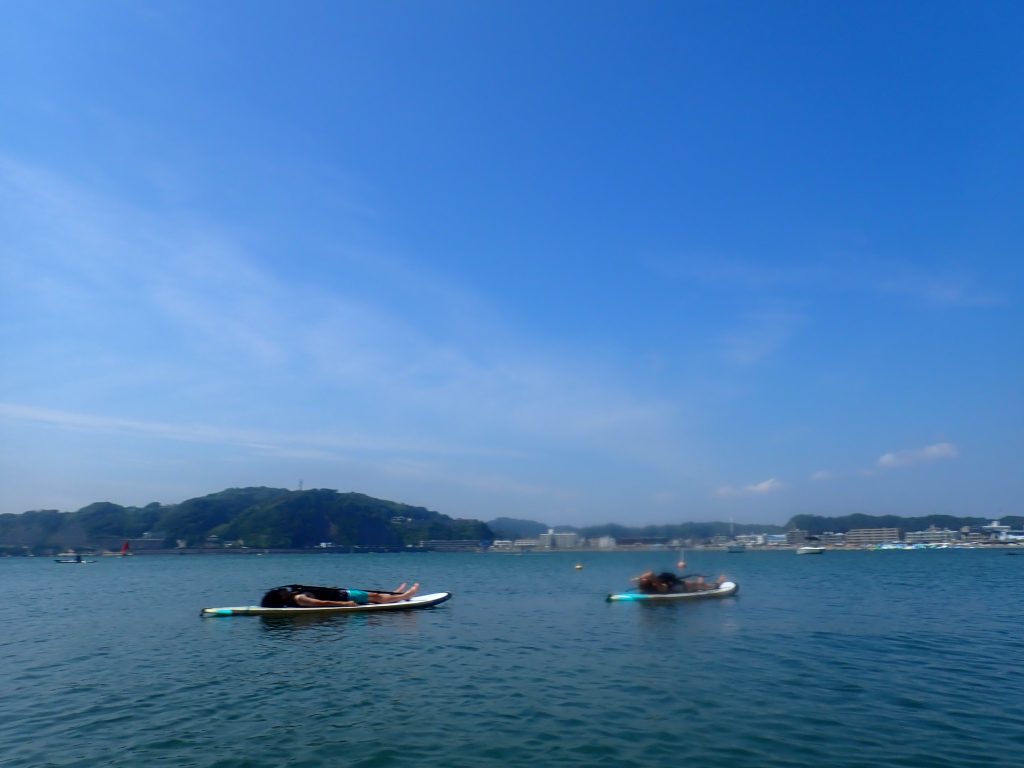 逗子海岸 サップ体験