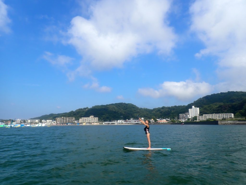 逗子海岸 サップ体験