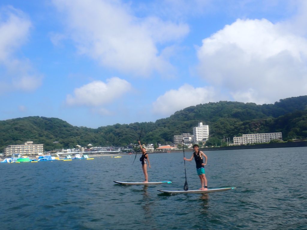 逗子海岸 サップ体験