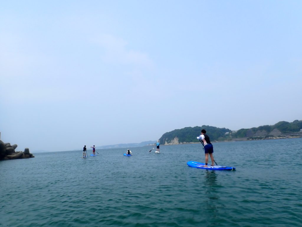 逗子海岸 はじめてサップ