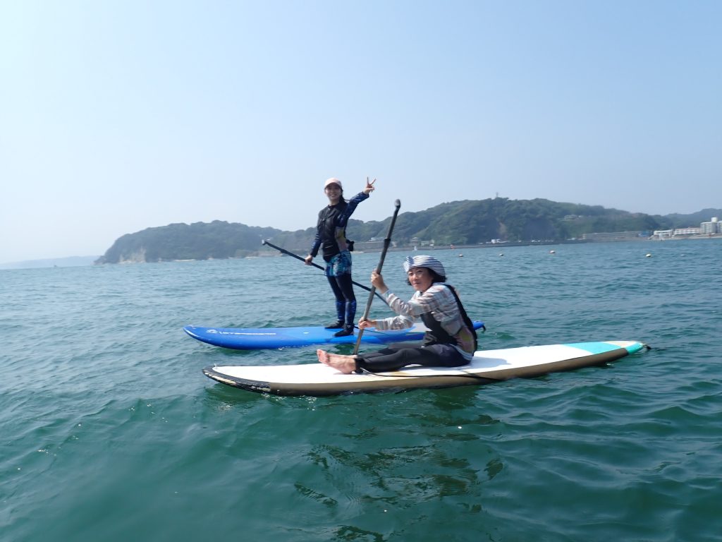 逗子海岸 サップ体験