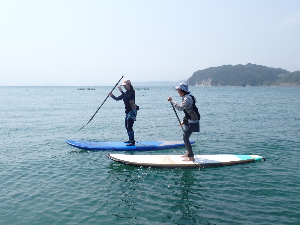 逗子海岸 サップ体験