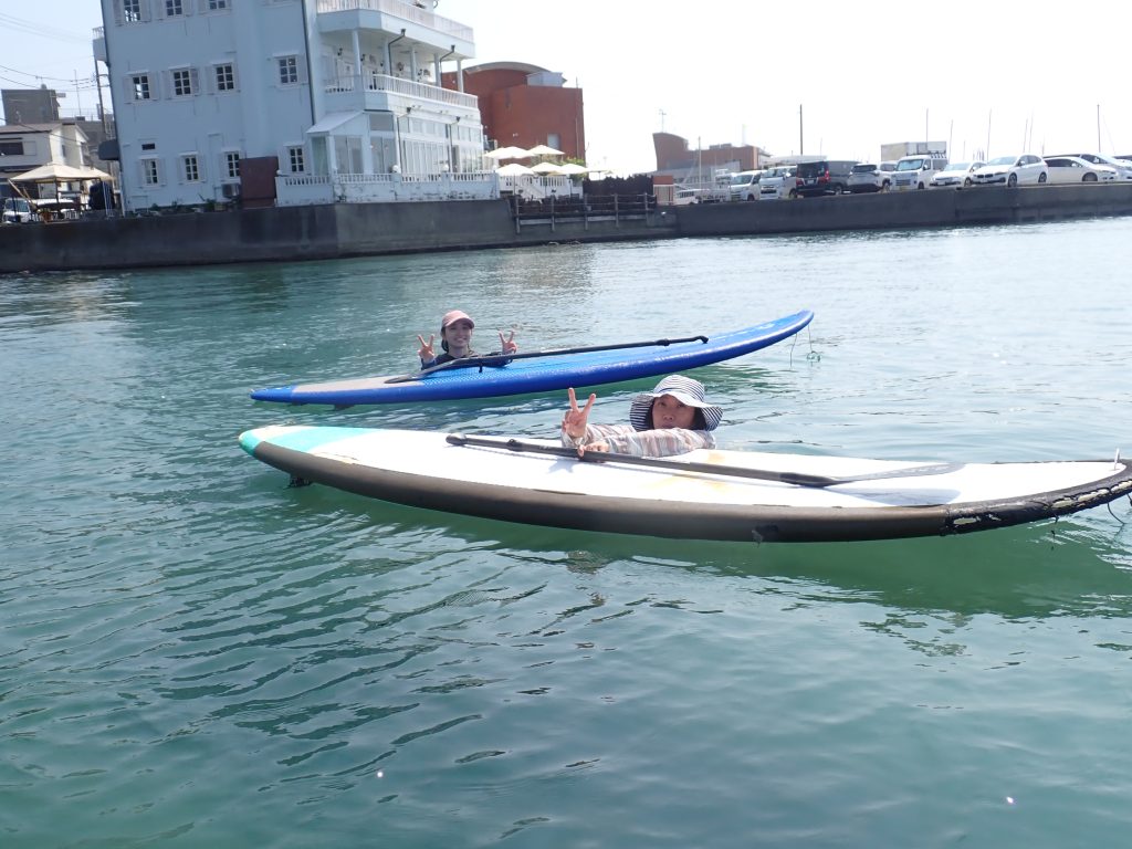 逗子海岸 サップ体験