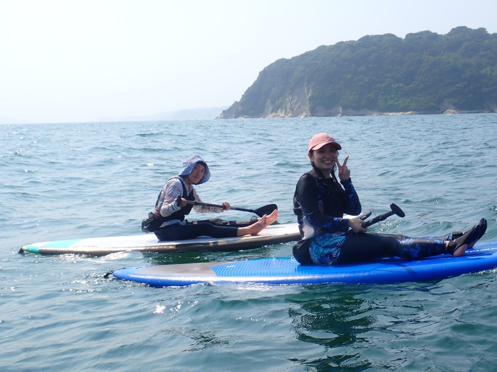 逗子海岸 サップ体験
