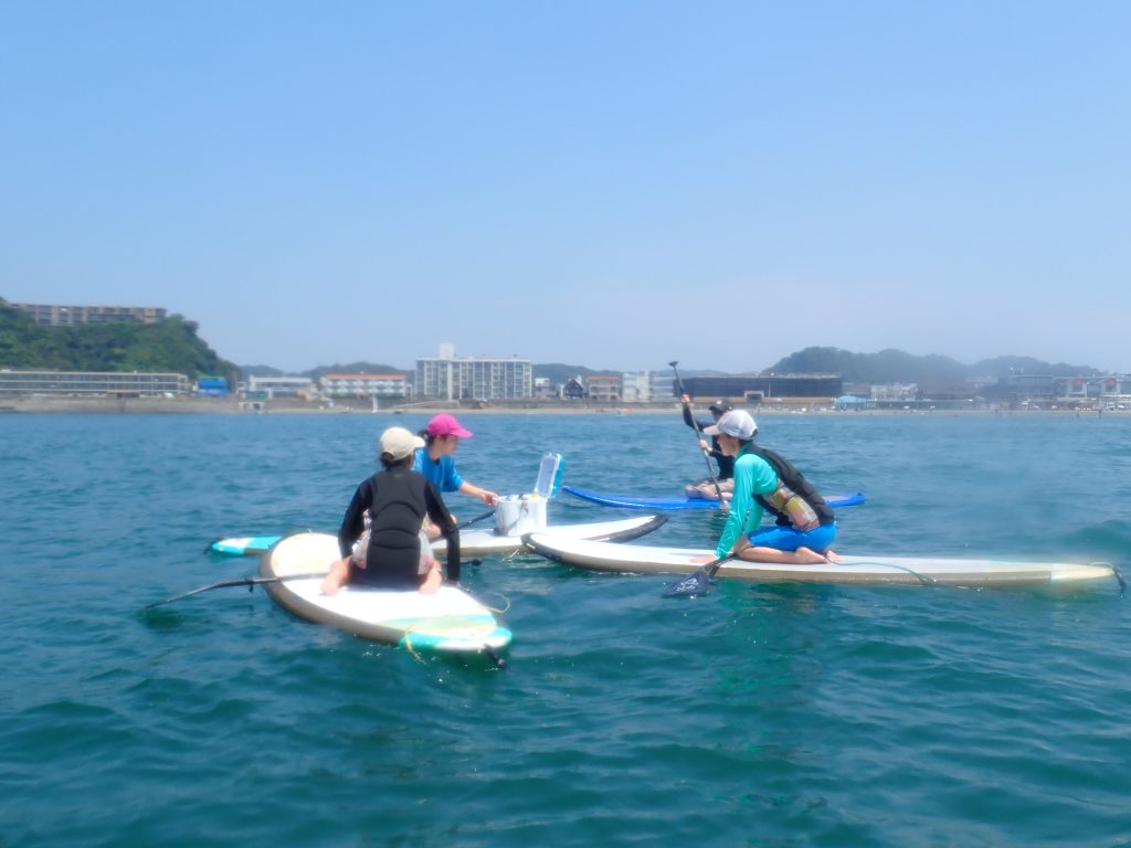 逗子海岸 サップ体験