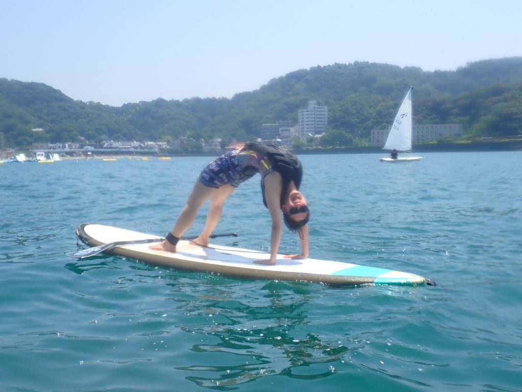 逗子海岸 サップ体験