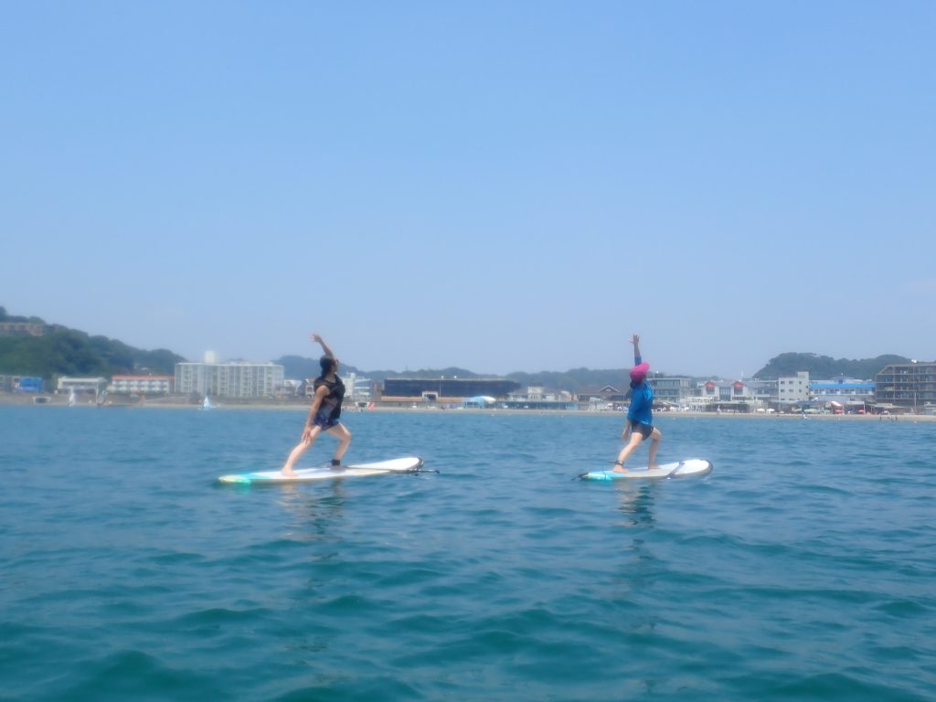 逗子海岸 サップ体験