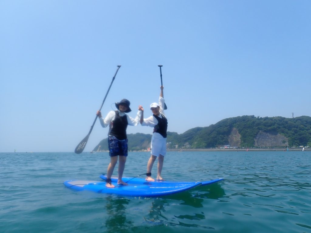 逗子海岸 サップ体験