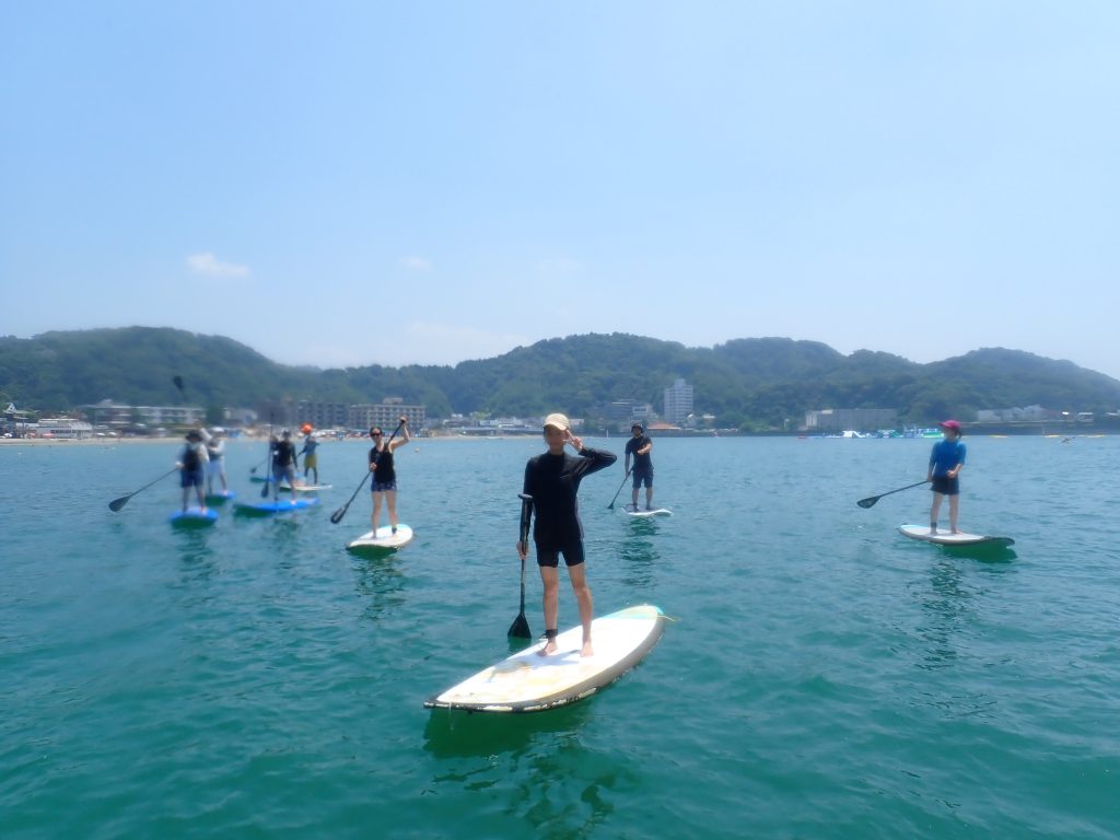 逗子海岸 サップ体験