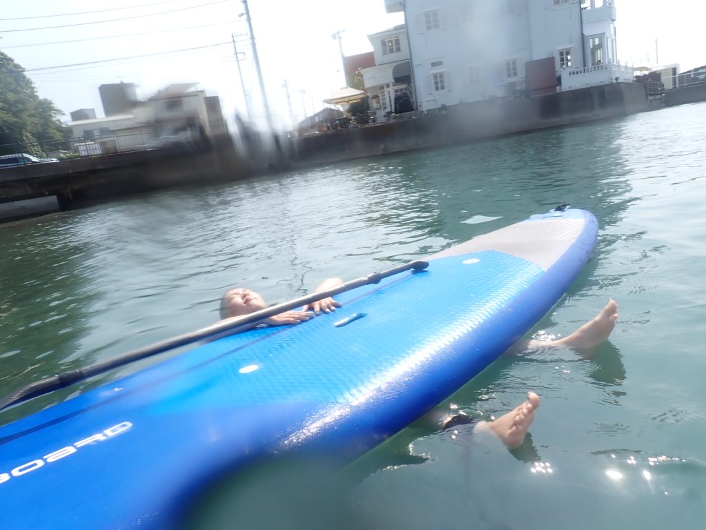 逗子海岸　サップ体験