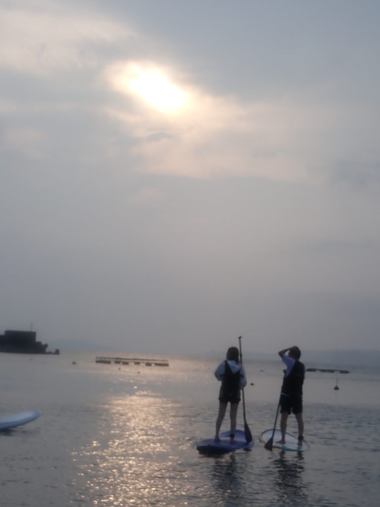 逗子海岸　サップ体験