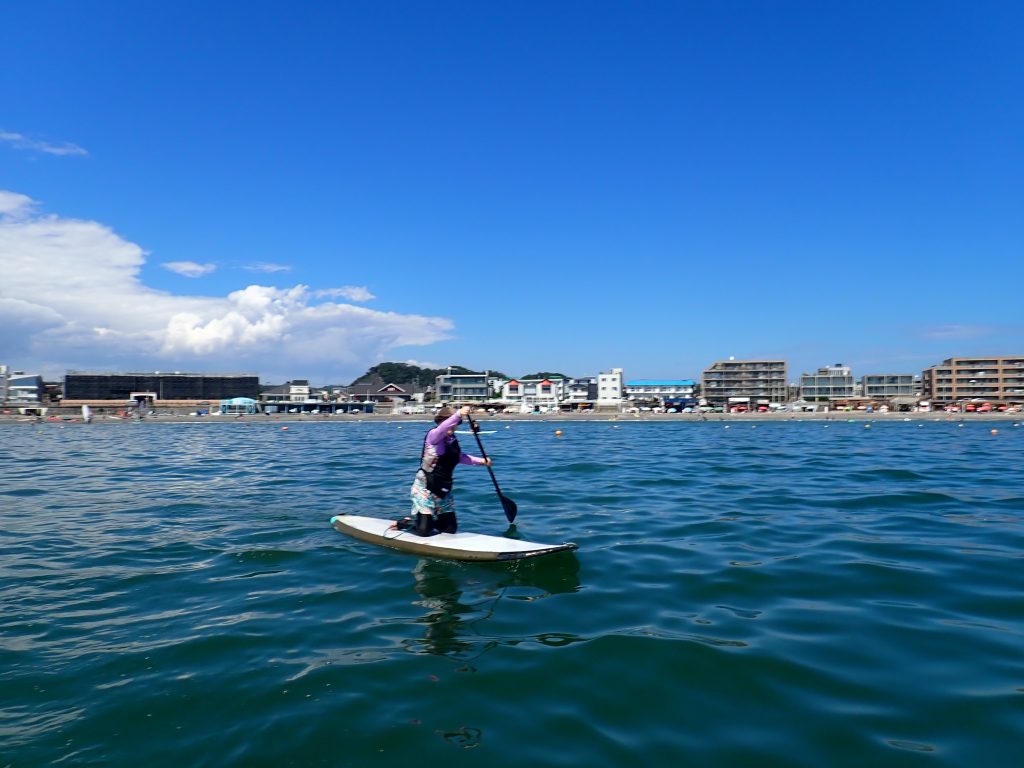 逗子海岸　サップ体験