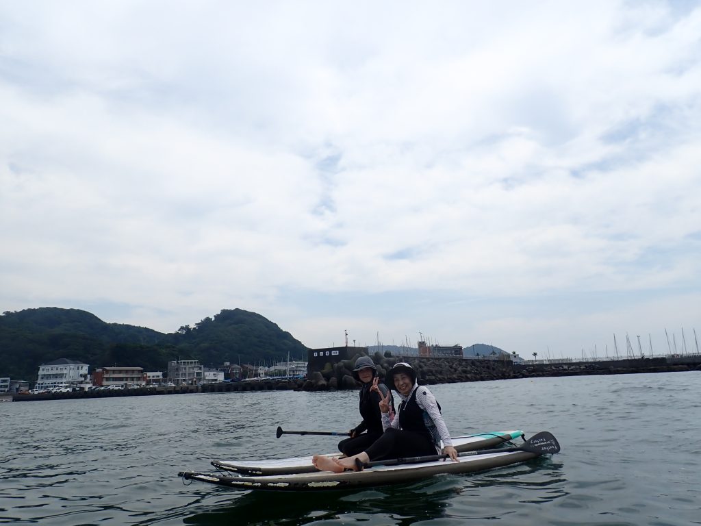 逗子海岸　サップ体験