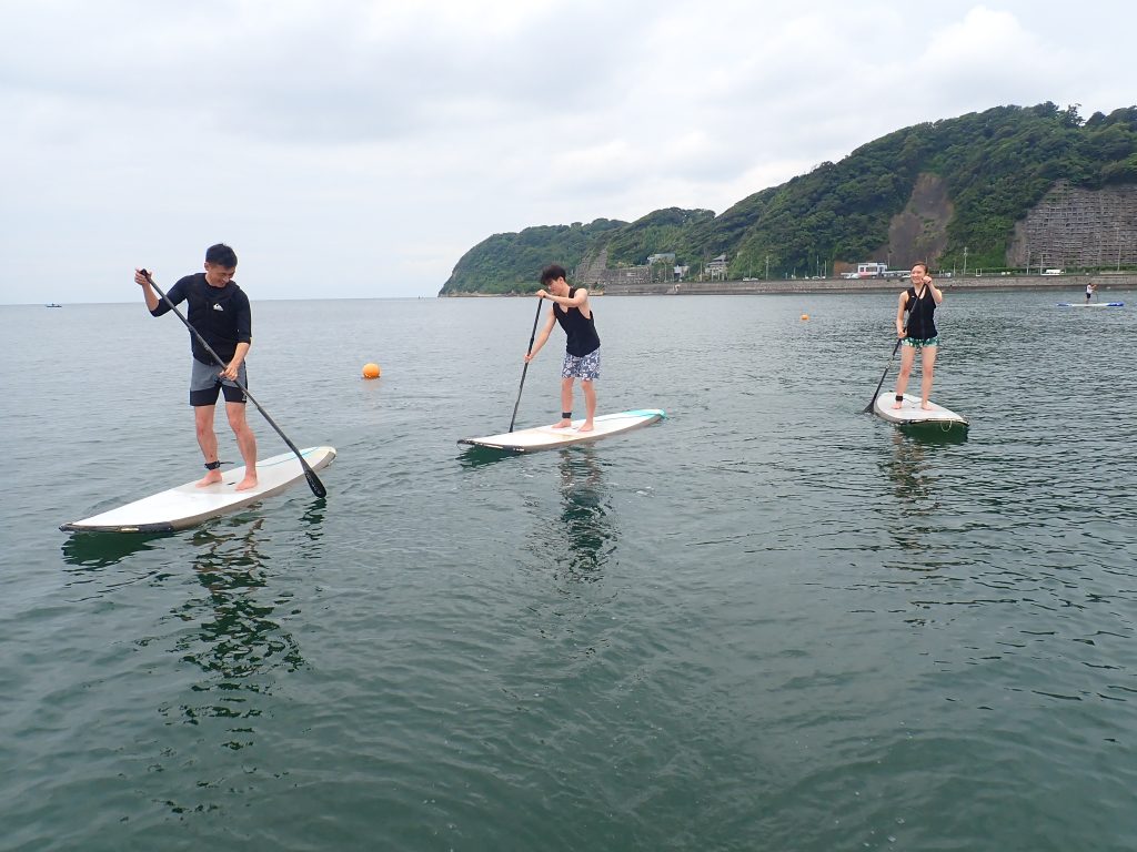 穏やかなサップ逗子湾