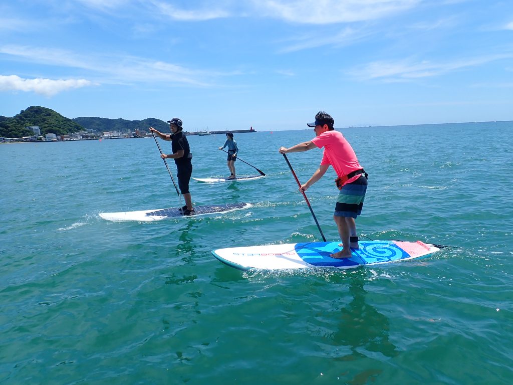逗子海岸　サップスクール