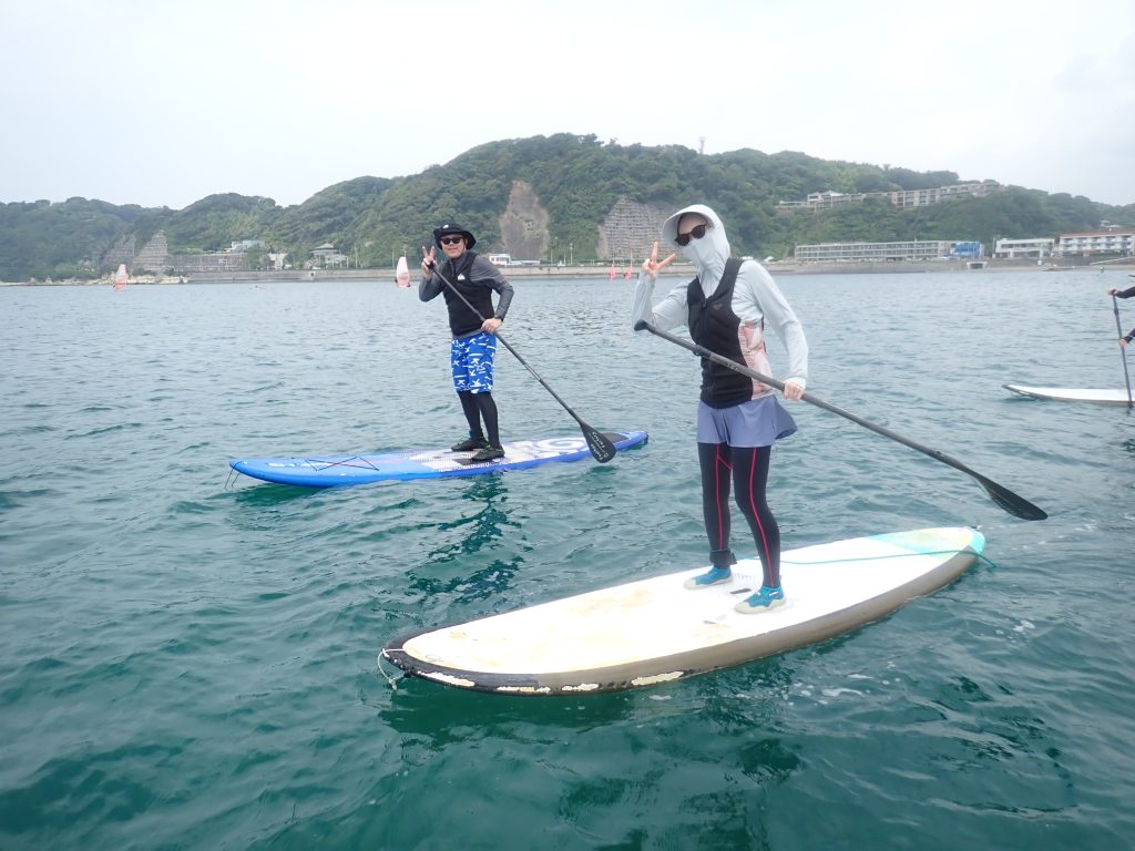 逗子海岸　サップ体験
