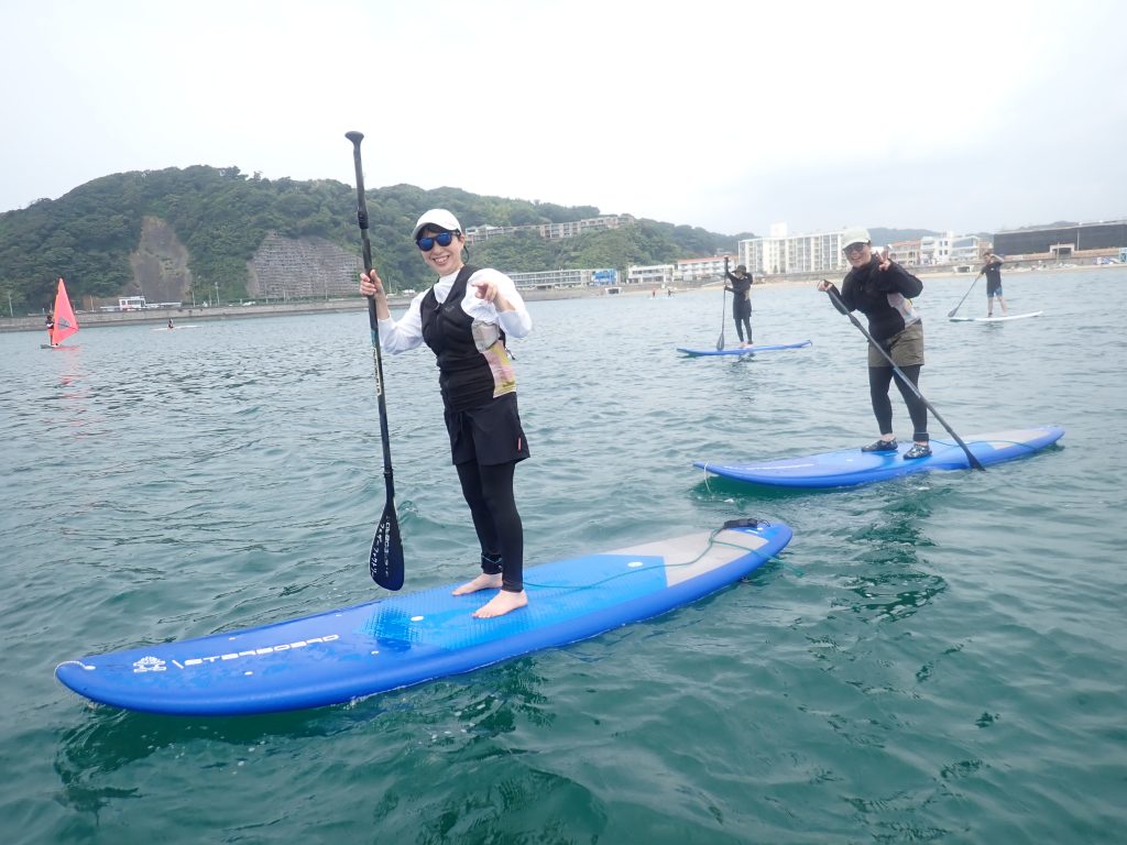 逗子海岸　サップ体験