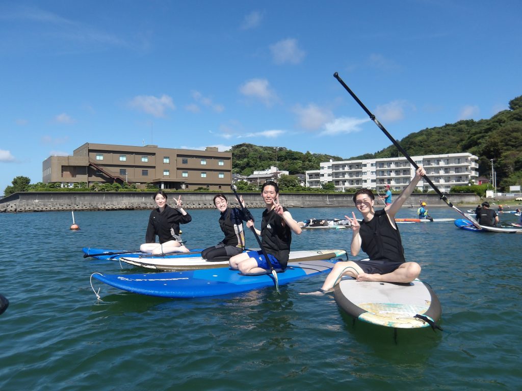 夏のサップ体験逗子