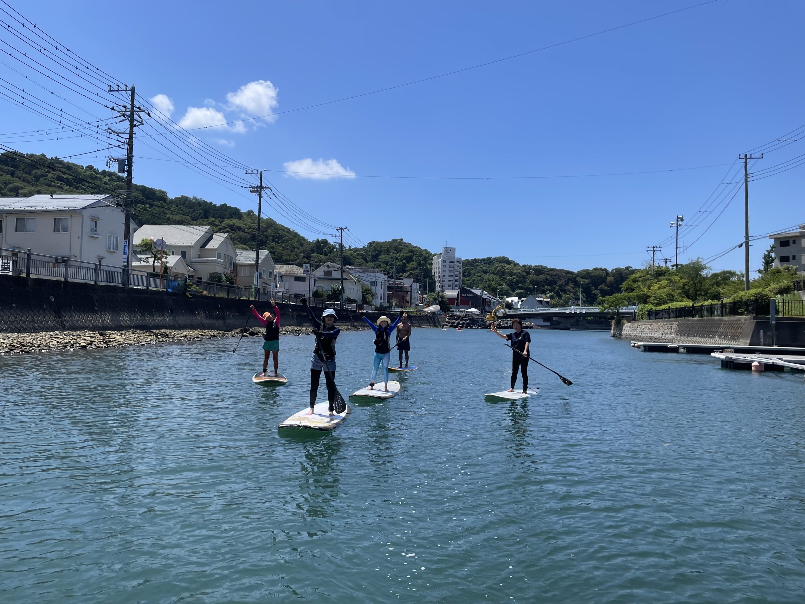 逗子海岸　サップスクール