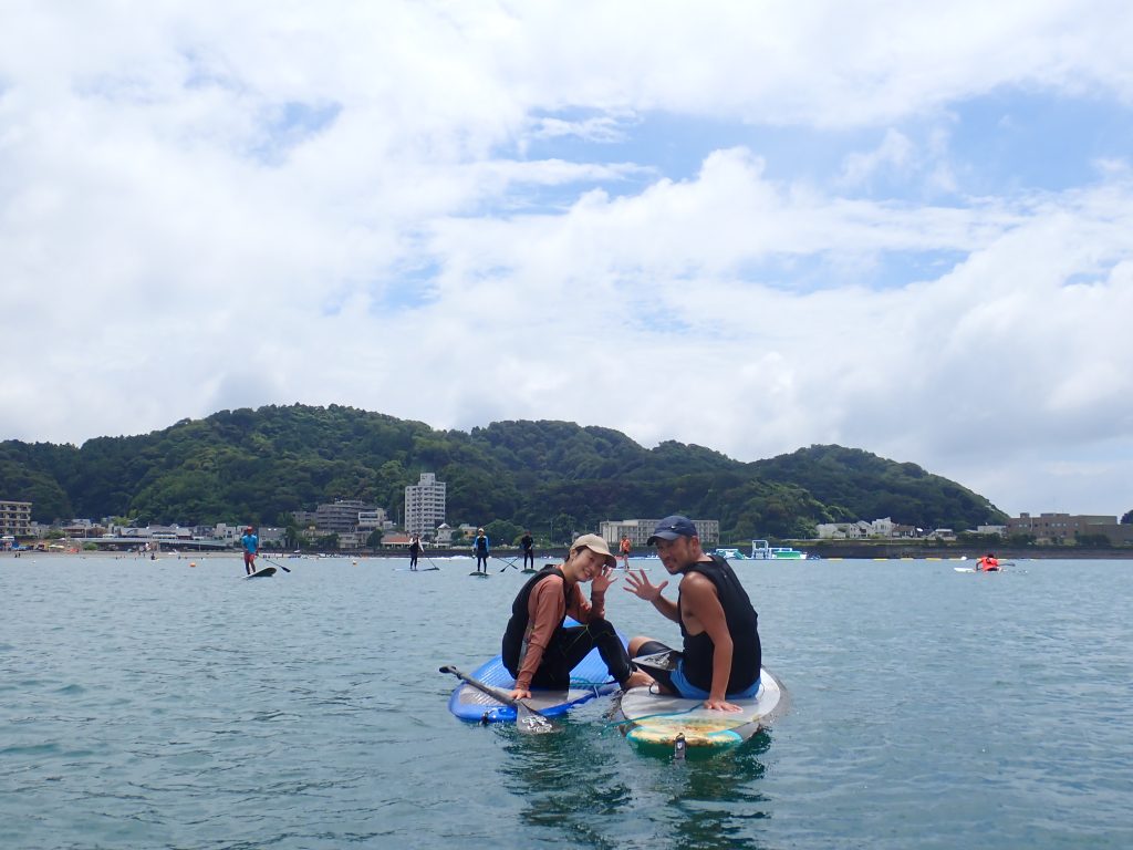 逗子海岸 サップ体験