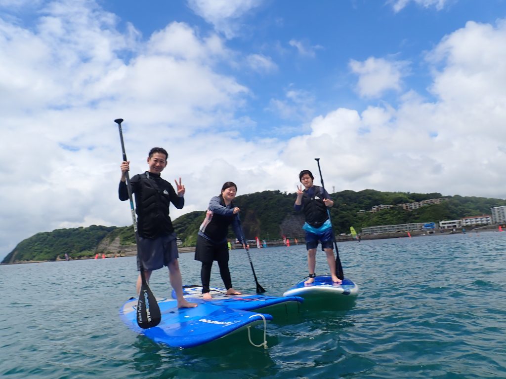 逗子海岸 サップ体験